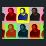 Ecce Homo - Pop Art Stil Poster<br><div class="desc">Ecce Homo - Pop Art Stil. ecce, homo, spain, spansk, konst, restauration, mode, ecce homo, pop art, snyggt, news, espana, espanol, espanola, pop, espanola.</div>