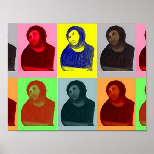 Ecce Homo - Pop Art Stil Poster (Framsidan)