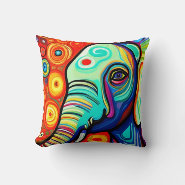 Eccentric Elephant Kudde (Framsida)