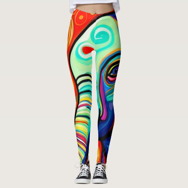 Eccentric Elephant Leggings (Framsida)
