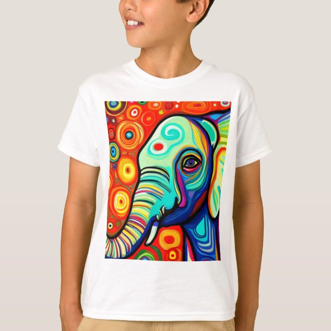 Eccentric Elephant T Shirt (Framsida)