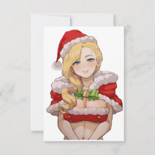 Ecchi Dam Santa Cutie Tack Kort