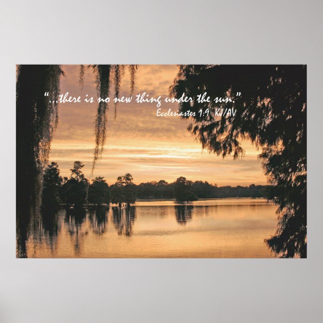 Ecclesiastes 1:9 Skripture Poster Skriv ut (Framsidan)