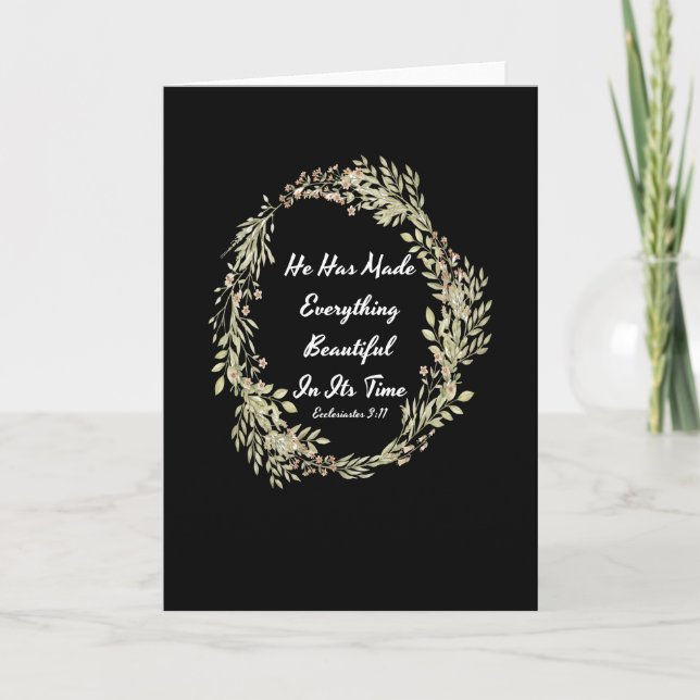 Ecclesiastes 311 NIV - bibelVerse Kort (Framsida)