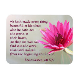 Ecclesiastes 3:11 Allt vackert på sin tid Magnet