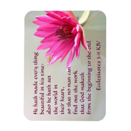 Ecclesiastes 3:11 Allt vackert på sin tid Magnet