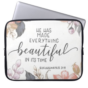Ecclesiastes 3:11 Bärbar förpackning Laptop Fodral