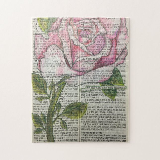 Ecclesiastes 3:11 - Han gör Sak vackert Pussel (Vertikal)