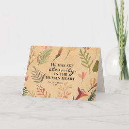 Ecclesiastes 3:11 Han har satt evighet i hjärtat Kort