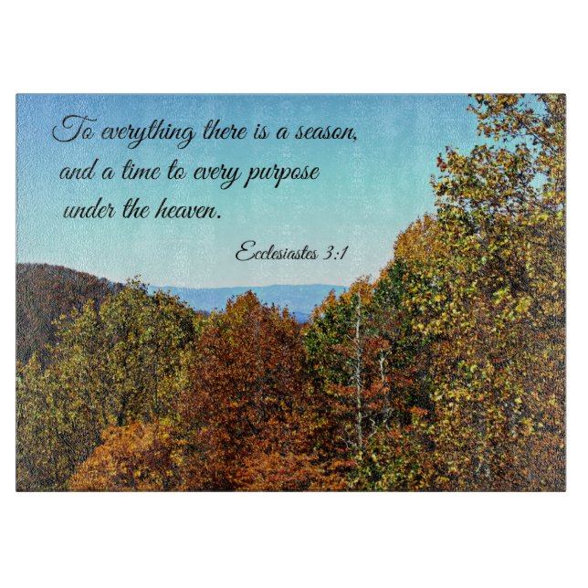 Ecclesiastes 3:1 På allt där finns en säsong... (Framsidan)