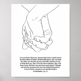 Ecclesiastes 4:9-12... poster