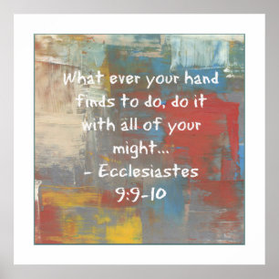 Ecclesiastes 9:9 - affisch 10