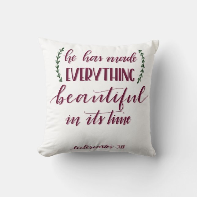 Ecclesiastes Verse Kudde (Framsida)