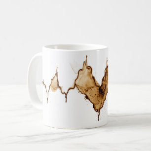 ECG Coffee Stain Art Nursing Kaffemugg