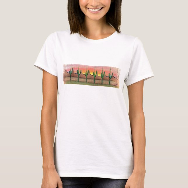 ECG-ökenliggande Tee (Framsida)