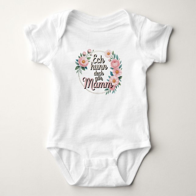 Ech hunn dech gär, Mamm T Shirt (Framsida)