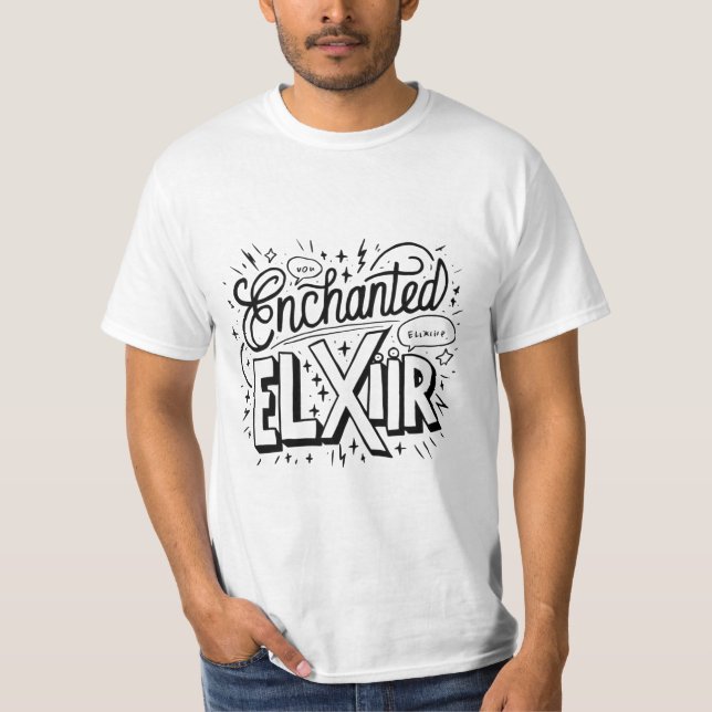 ✅ Echanted Elixir Manar mot Shirt T Shirt (Framsida)
