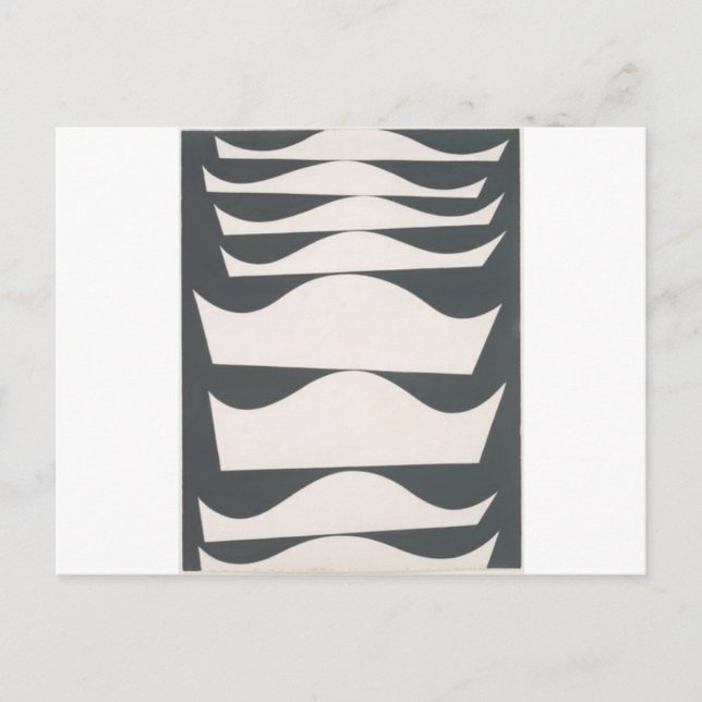 Echelonnement desaxe av Sophie Taeuber-Arp Vykort (Framsida)