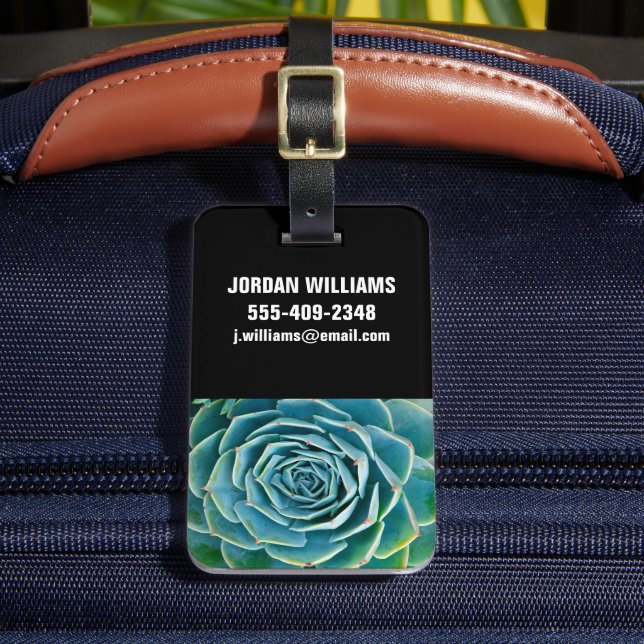 Echeveria Rosett, Marrakechs hemliga trädgård Bagagebricka (Framsida Insitu 2)