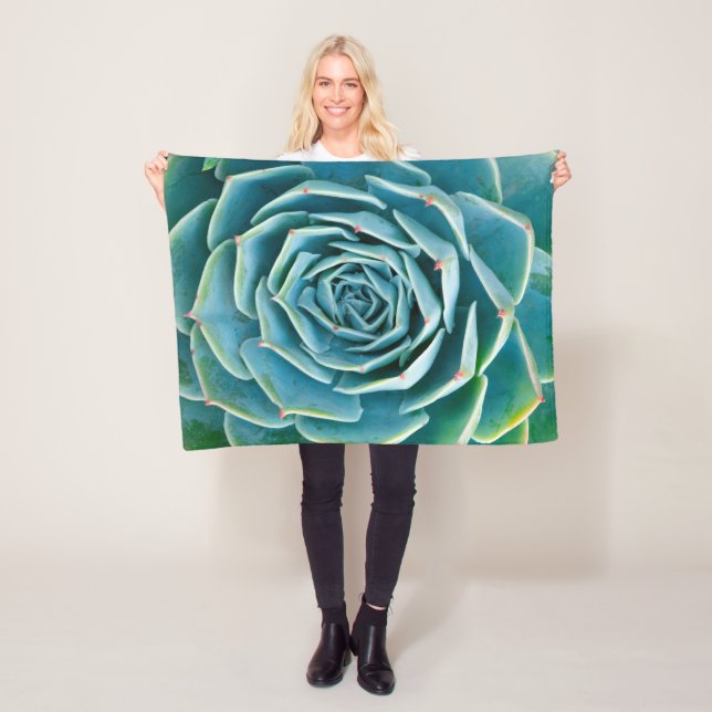 Echeveria Rosett, Marrakechs hemliga trädgård Fleecefilt (På plats)