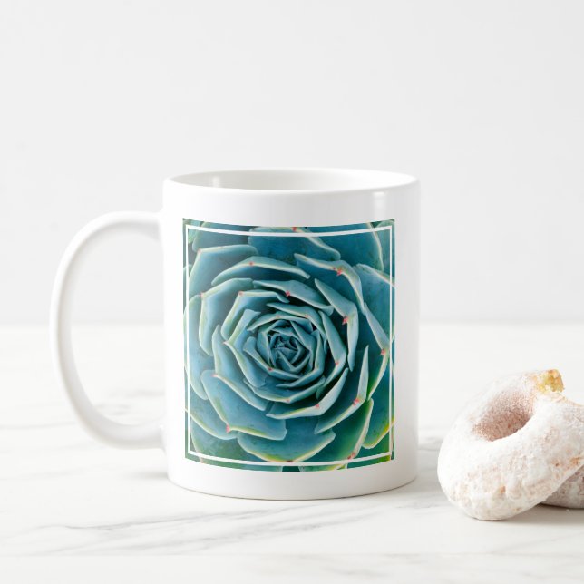Echeveria Rosett, Secret Garden of Marrakech Kaffemugg (Med munk)