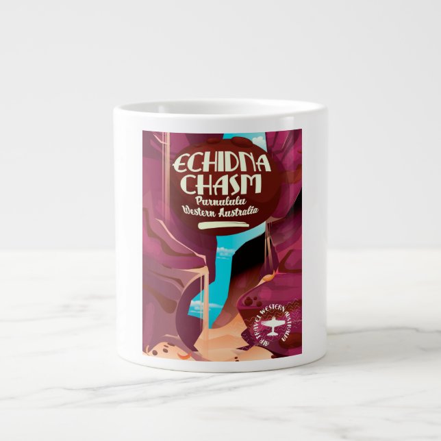 Echidna Chasm seriefigur reseinlägg Jumbo Mugg (Framsidan)