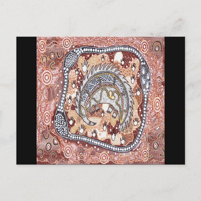 Echidna Dreaming Vykort (Framsida)