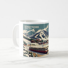 Echigo Yuzawa 越後湯沢 Niigata - マグカップ Kaffemugg