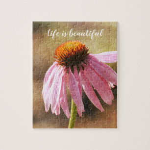 Echinacea Flower-inspirationsoffert Pussel