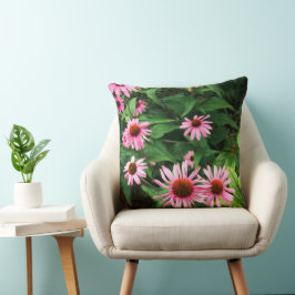 Echinacea Purpurea, Lila Coneflower Dekorativ kudd Kudde