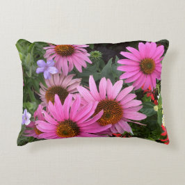 Echinacea purpurkragar accentkudde prydnadskudde