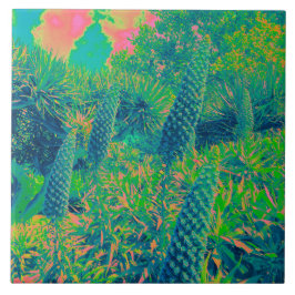 Echium Flowers Tropical Vibe Kakelplatta