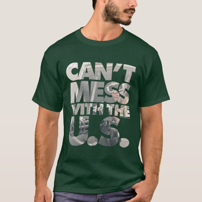 Echo1USA kan inte röra med U.S.et T-shirt (Framsida)
