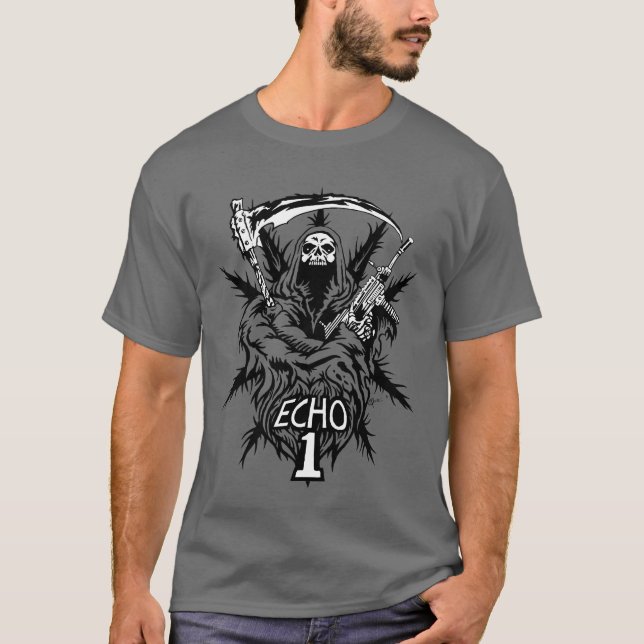 Echo1USA-Reaperutslagsplats T Shirt (Framsida)