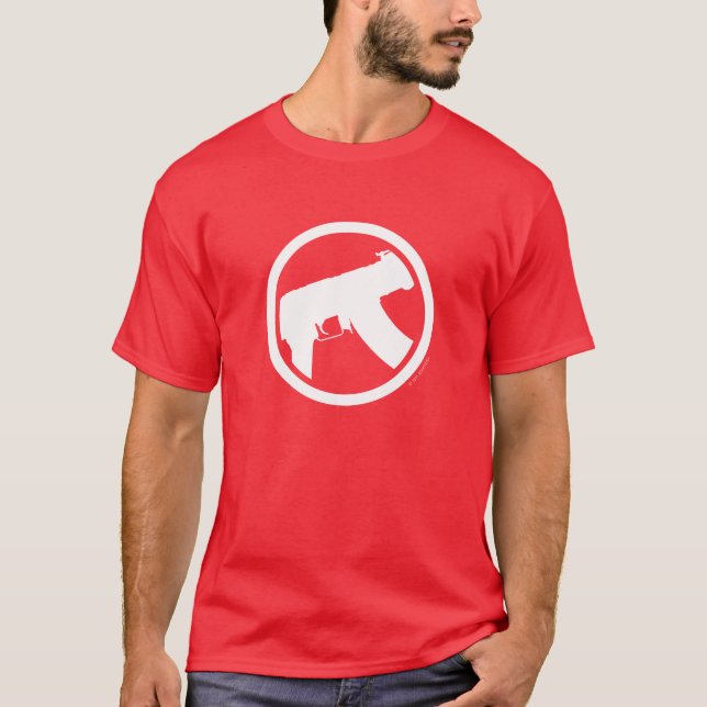 Echo1USA-symbol Redstar AK T-shirt (Framsida)