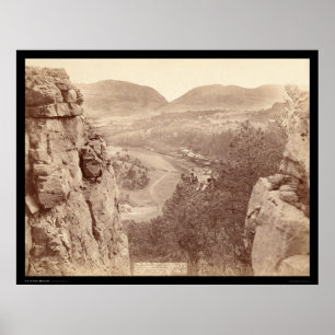 Echo Canyon genom Sioux Pass SD 1891 Poster