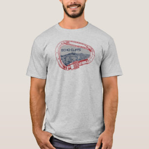 Echo Cliffs California Sten klättrande Carabiner T Shirt