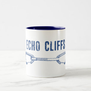 Echo Cliffs Kalifornien Sten klätteravdragsklocka Två-Tonad Mugg