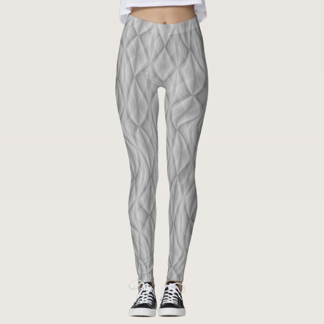 Echo Kurvor - Retro Geometrics Leggings (Framsida)