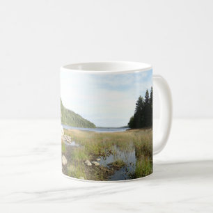 Echo Lake Beach vid Acadia National Park Kaffemugg