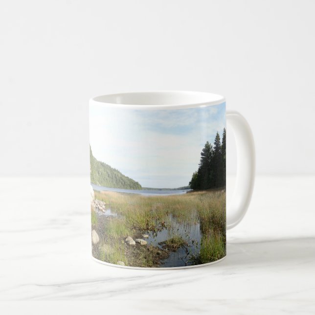 Echo Lake Beach vid Acadia National Park Kaffemugg (Framsida höger)