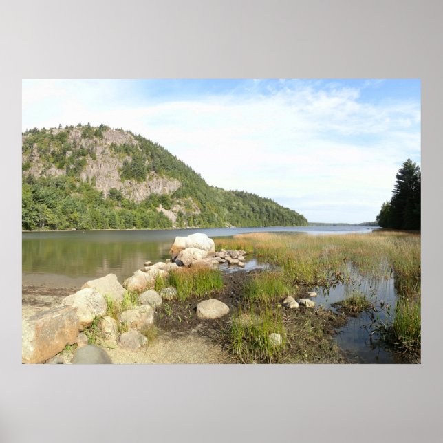 Echo Lake Beach vid Acadia National Park Poster (Framsidan)