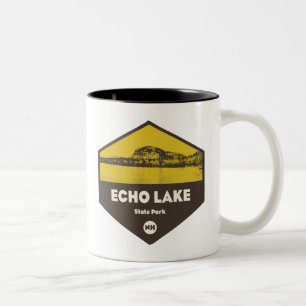 Echo Lake State Park New Hampshire Två-Tonad Mugg