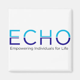 ECHO-Logotyp Magnet