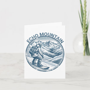 Echo Mountain Colorado Snowboarding Snowboarder Kort