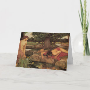 Echo och Narcissus bra art Kort
