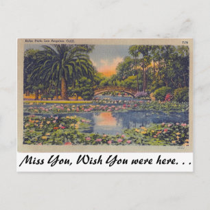 Echo Park, Los Angeles, Kalifornien Vykort
