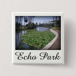 Echo Park Sjö i Los Angeles, Kalifornien Knapp