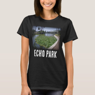 Echo Park Sjö i Los Angeles, Kalifornien T Shirt