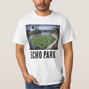 Echo Park Sjö i Los Angeles, Kalifornien T Shirt